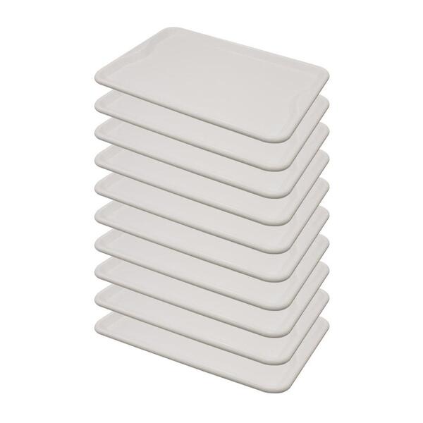Conjunto 10 Bandejas Plásticas Self-service Refeição 48 X 32,