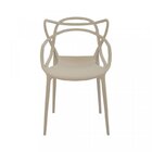 Conjunto 10 Cadeiras Allegra Pp Nude