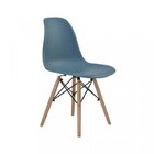 Conjunto 10 Cadeiras Eiffel Pp Base Madeira