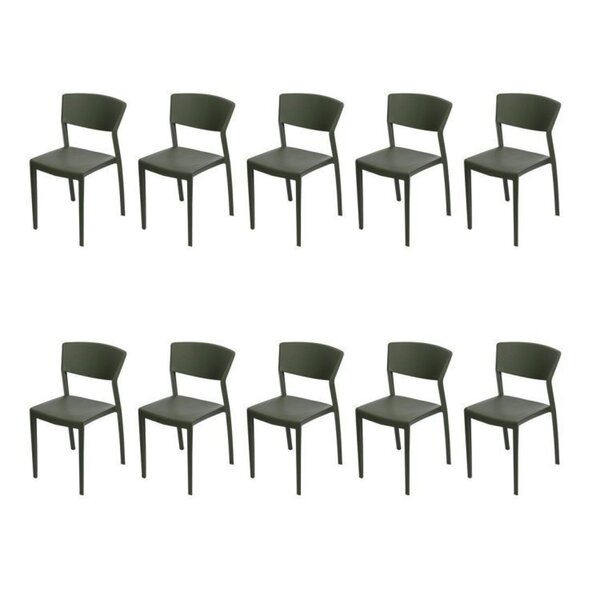 Conjunto 10 Cadeiras Oui Im In Home Verde Alecrim