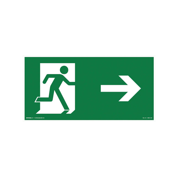 Conjunto 10 Placas de Sinalização Fotoluminescente Indicativa