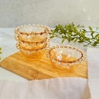 Conjunto 12 Bowl Ramequin Cristal Perola Amber 75ml Classhome