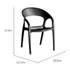 Conjunto 12 Cadeiras De Plástico Polipropileno Empilhável Gla