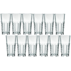 Conjunto 12 Copos Long Drink 340ml De Vidro Nadir Bristol Suc