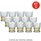 Conjunto 12 Copos Para Whisky Uísque Cristal Riedel 295ml