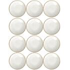 Conjunto 12 Pratos De Porcelana Tramontina Para Sobremesa 21c