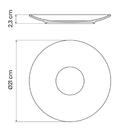 Conjunto 12 Pratos De Porcelana Tramontina Para Sobremesa 21c