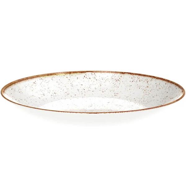 Conjunto 12 Pratos Tramontina De Porcelana Rústicos Fundos De