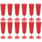 Conjunto 12 Taças Para Espumante Champanhe Crippa Plástico Ve