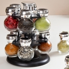 Conjunto 13 Peças Para Tempero Com Tampa E Base Giratória Pre