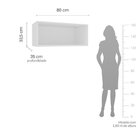 Conjunto 1 Armário Multiuso E 1 Armário Aéreo Pérola Branco Y