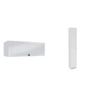 Conjunto 1 Armário Multiuso E 1 Armário Aéreo Pérola Branco Y