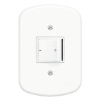 Conjunto 1 Interruptor Bipolar Simples - Fame Blanc - 1018