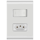 Conjunto 1 Interruptor Paralelo + 1 Tomada 20a - Tlb014
