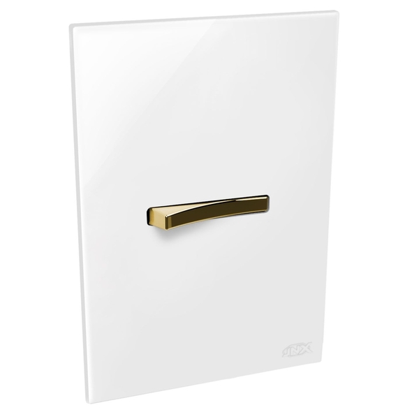 Conjunto 1 Interruptor Paralelo - Jnx Legacy C - Branco E Dou