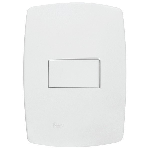 Conjunto 1 Interruptor Paralelo - Radial Pérola Branca