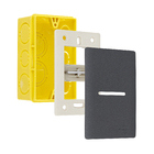 Conjunto 1 Interruptor Simples Cromado 4x2 Dicompel