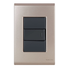 Conjunto 1 Interruptor Simples - Tramontina Liz Ouro Velho /