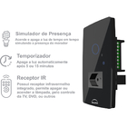 Conjunto 1 Interruptor Touch Ir + 1 Tomada 20a - Diamond 4x2