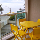 Conjunto 1 Mesa 4 Cadeira Dobrável Plástico Bar Varanda Açaí