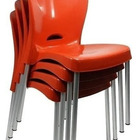 Conjunto 1 Mesa Quadrada E 4 Cadeiras Com Pés De Alumínio