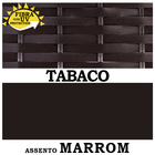 Conjunto 1 Namoradeira, 2 Poltronas E Mesa Classe A - Marrom