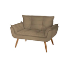 Conjunto 1 Namoradeira Com 2 Poltronas Opala Luxo Com Pés Est