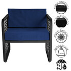 Conjunto 1 Namoradeira E 2 Poltronas Área Externa Santiago Em