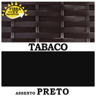 Conjunto 1 Namoradeira E 2 Poltronas Assento Estofado E Mesa