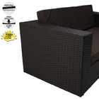 Conjunto 1 Namoradeira E Poltronas Assento Estofado E Mesa Cl