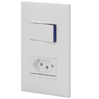 Conjunto 1 Paralelo + 1 Tomada 10a - Branco - Pial Plus +