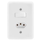 Conjunto 1 Paralelo + 1 Tomada 10a - Perlex Pumalux - 2381/p11