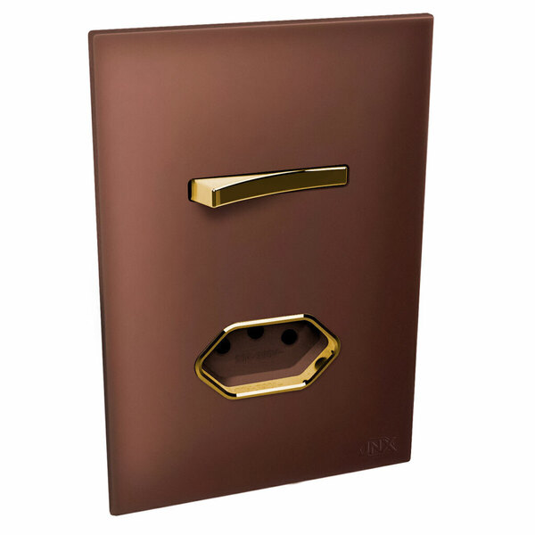 Conjunto 1 Paralelo + 1 Tomada 20a - Jnx Legacy C - Aço Corte