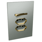 Conjunto 1 Paralelo + 2 Tomadas 20a - Jnx Legacy C - Platina