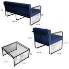 Conjunto 1 Poltrona 1 Namoradeira E 1 Mesa De Centro Córdova