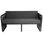 Conjunto 1 Poltrona E 1 Namoradeira Santiago Em Alumínio E Co