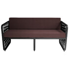 Conjunto 1 Poltrona E 1 Namoradeira Santiago Em Alumínio E Co