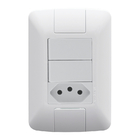 Conjunto 1 Simples + 1 Paralelo + 1 Tomada 10a - Tramontina A