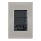 Conjunto 1 Simples + 1 Paralelo + 1 Tomada 10a - Tramontina L