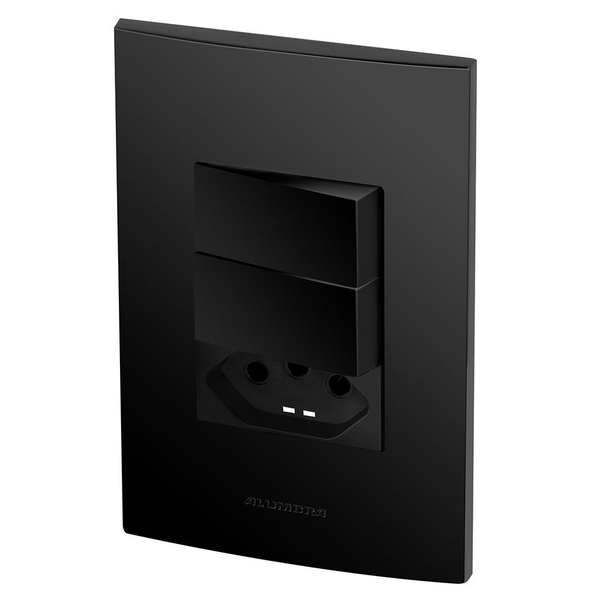 Conjunto 1 Simples + 1 Paralelo + 1 Tomada 20a - Inova Preto