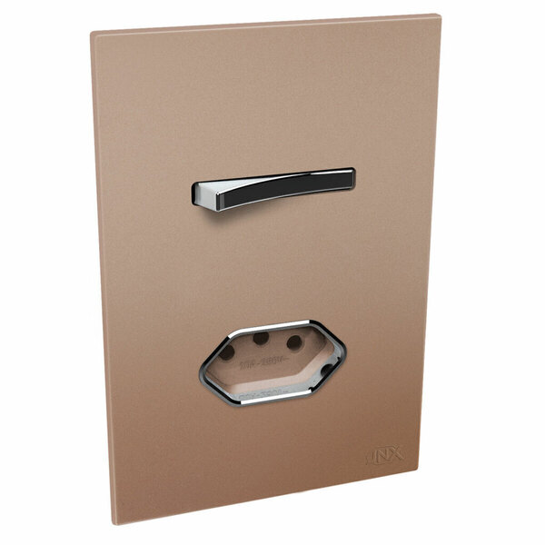 Conjunto 1 Simples + 1 Tomada 20a - Jnx Legacy C - Rosé E Cro