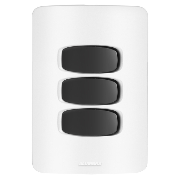 Conjunto 1 Simples + 2 Paralelos - Alumbra Gracia Branco / Pr