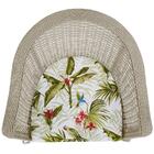 Conjunto 1 Sofá Estonado Varanda Aluminio E Fibra Cinza Area