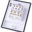 Conjunto 1 Tomada 10a + 1 Tomada 20a - Blux L' Acqua Branco -