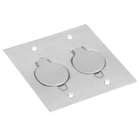 Conjunto 1 Tomada 10a + 1 Tomada 20a Branca De Piso 4x4 – Alu