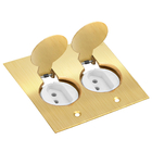 Conjunto 1 Tomada 10a + 1 Tomada 20a Branca De Piso 4x4 – Lat