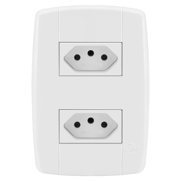 Conjunto 1 Tomada 10a + 1 Tomada 20a - Ilumi Lev - 87009