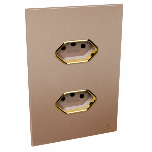 Conjunto 1 Tomada 10a + 1 Tomada 20a - Jnx Legacy - Rosé E Do