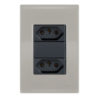 Conjunto 1 Tomada 10a + 1 Tomada 20a - Tramontina Liz Fendi /