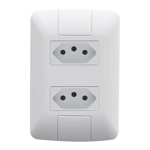 Conjunto 1 Tomada 10a + 1 Tomada De 20a - Tramontina Aria